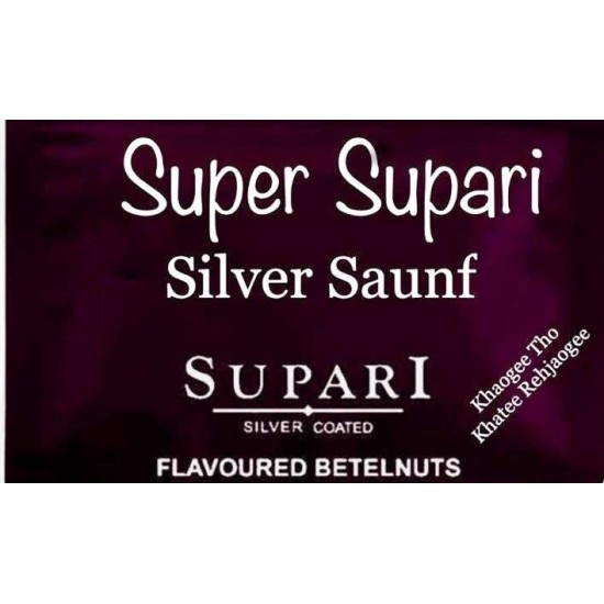 Super Supari Silver Saunf / Mouth Freshner
