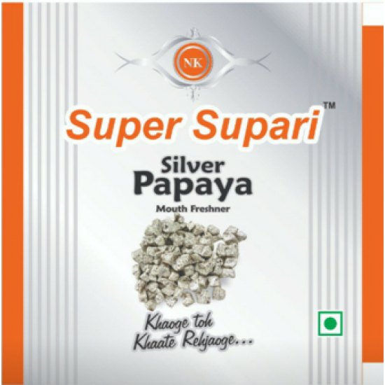 Rs 15 Super Supari Silver Papaya / Mouth Freshner