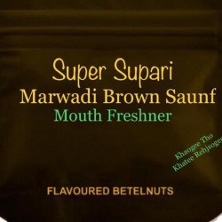 Super Supari Marwadi Brown Saunf / Mouth Freshner