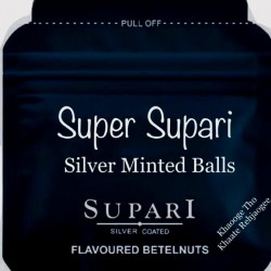 Super Supari Silver Minted Balls / Mouth Freshner